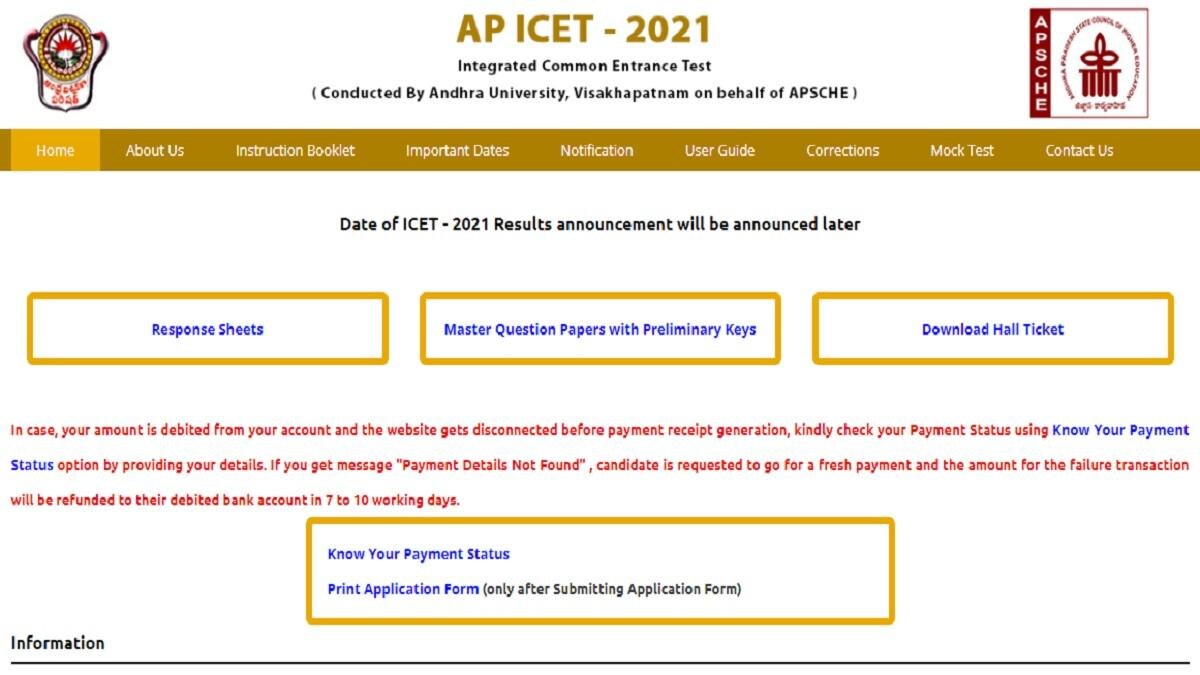 AP ICET Result 2021: