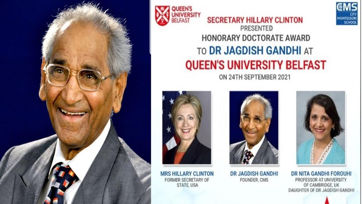 भारतीय शिक्षाविद् डॉ. जगदीश गांधी