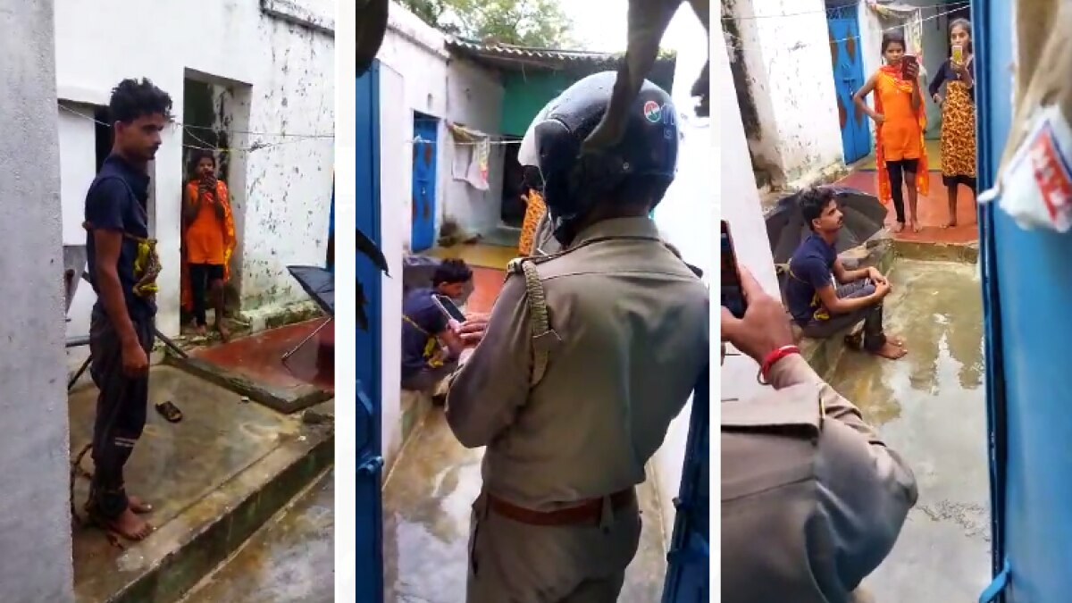 दलित युवक की पिटाई का वीडियो वायरल