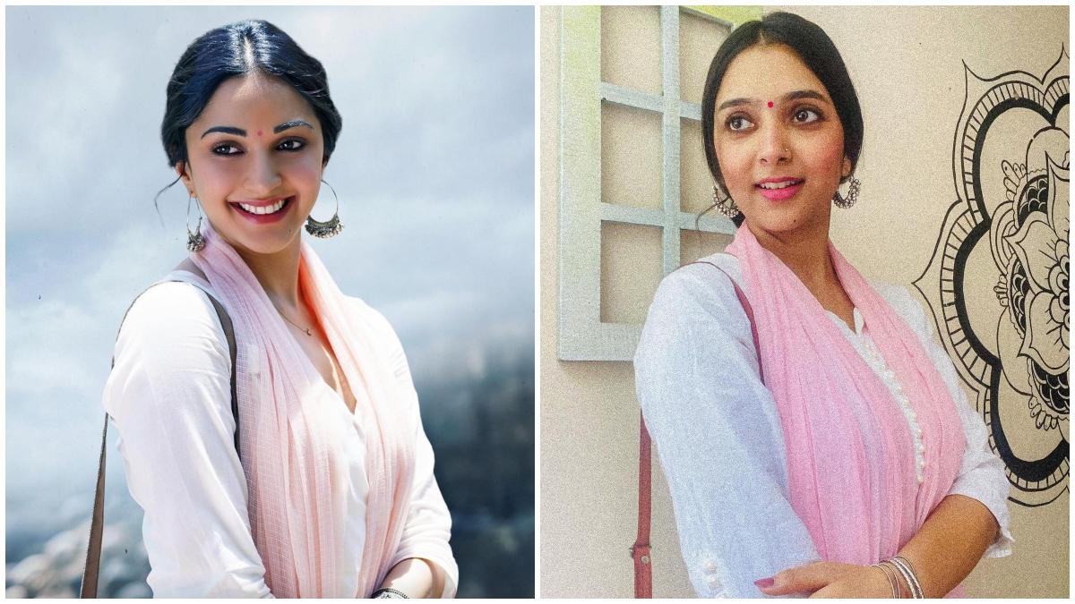 कियारा आडवाणी और उनकी हमशक्ल ऐश्वर्या