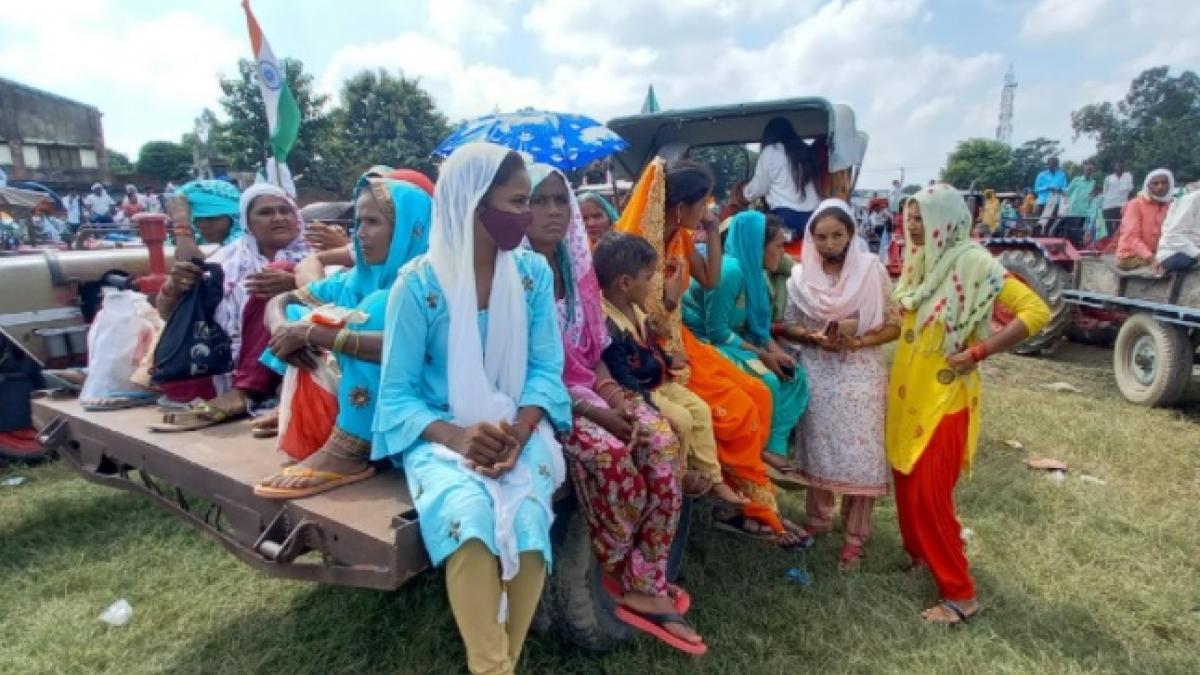 मुजफ्फरनगर में 21 दिन बाद फिर बैठी किसानों की पंचायत (फोटो-आजतक)