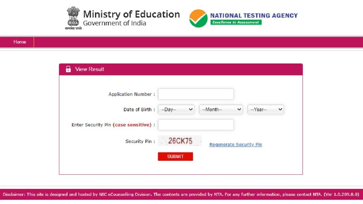 NTA JEE Result 2021 Declared: