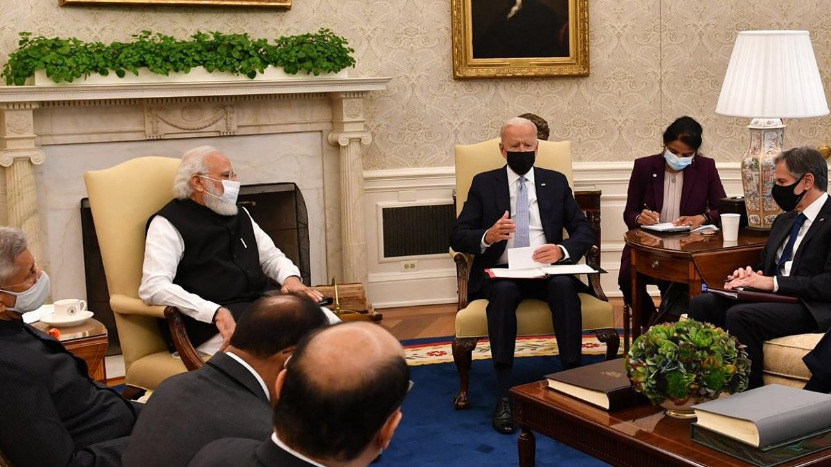पीएम मोदी और जो बाइडेन