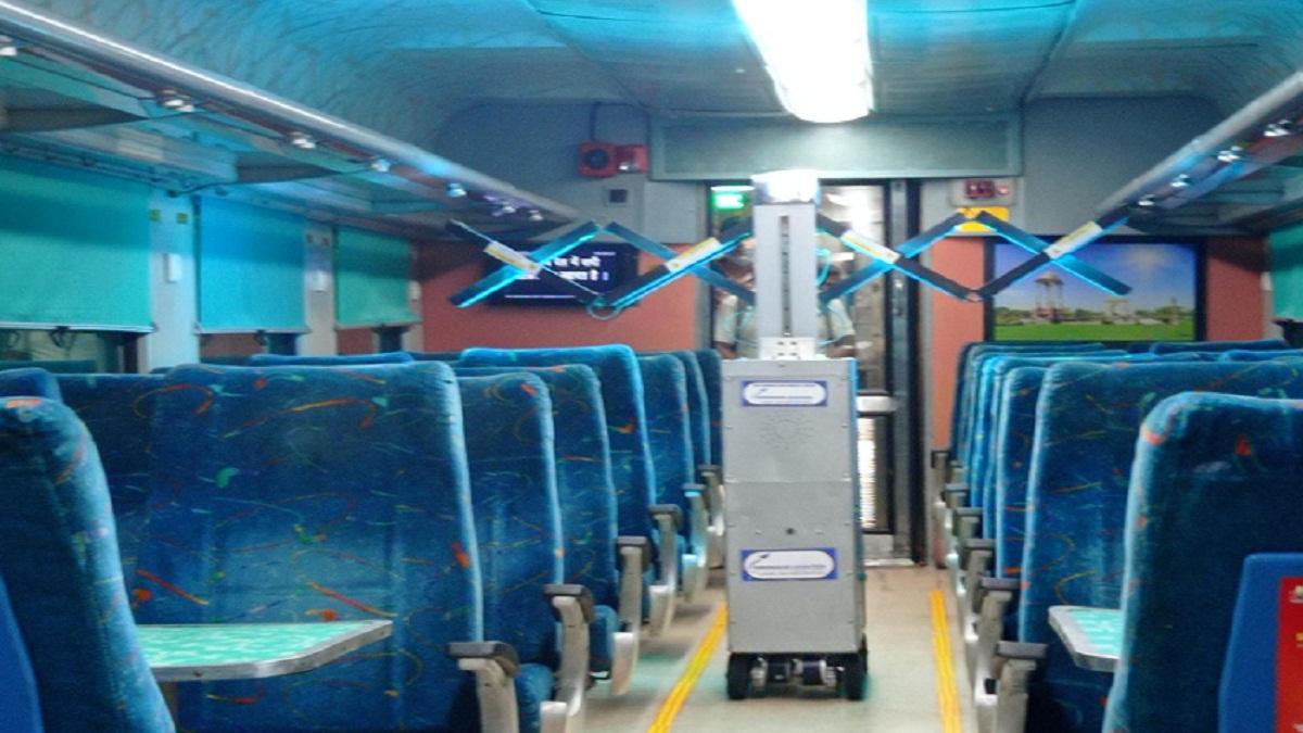 Indian Railways UVC Technology to Sanitise Coaches
