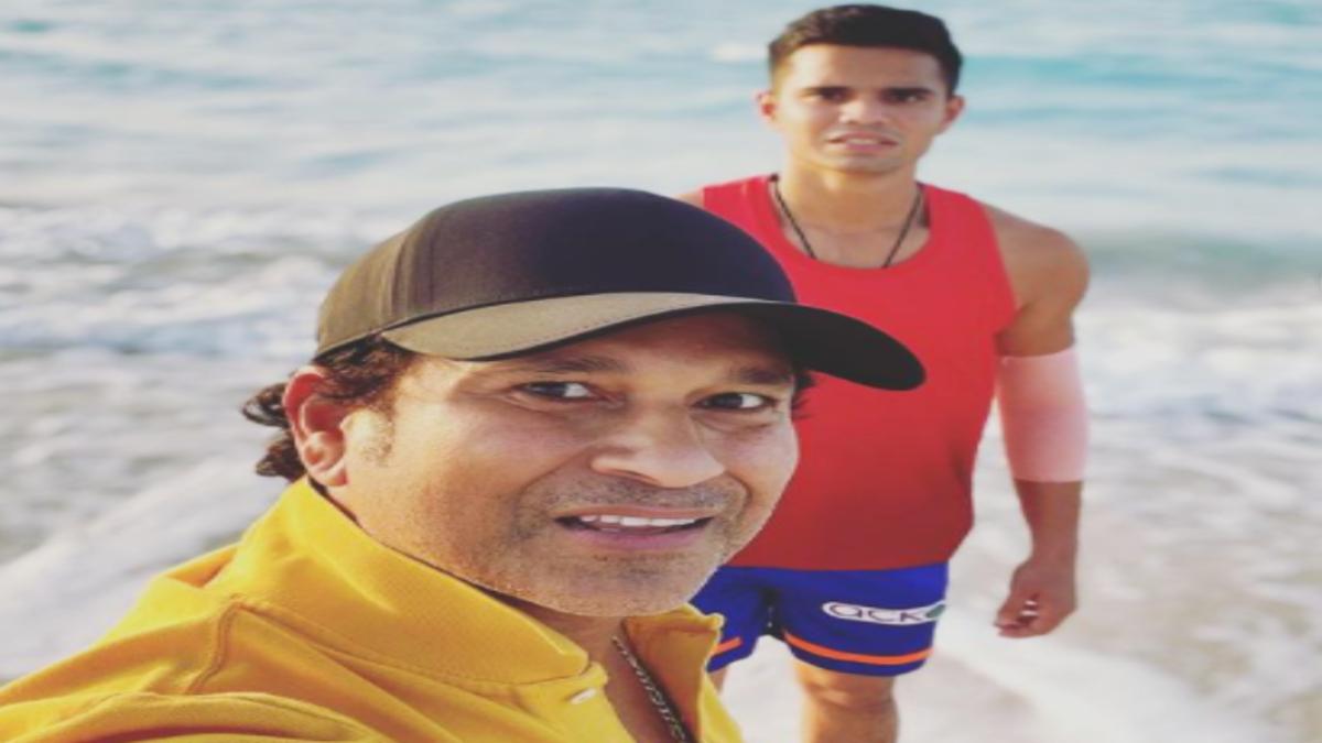 Sachin and Arjun Tendulkar