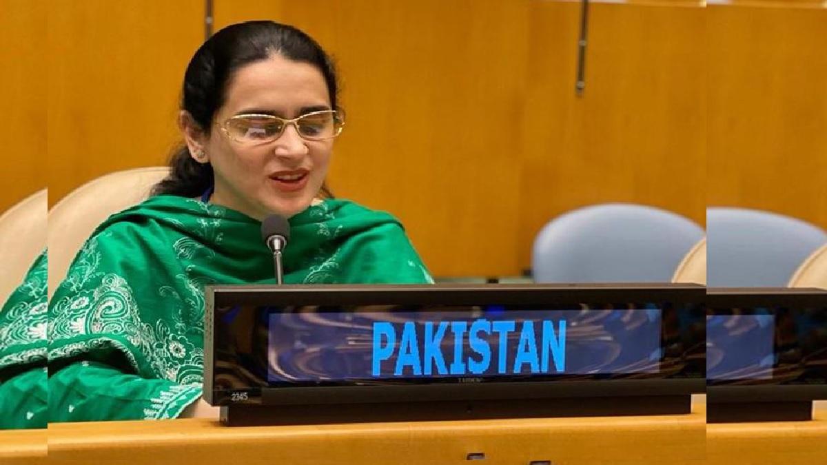 UN में पाकिस्तान की काउंसलर सायमा सलीम (@PakistanPR_UN)