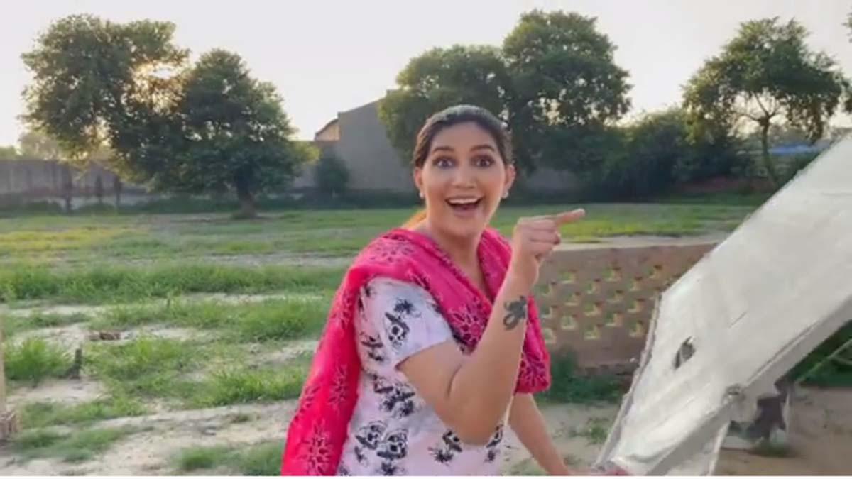 sapna chodhary instagram game video