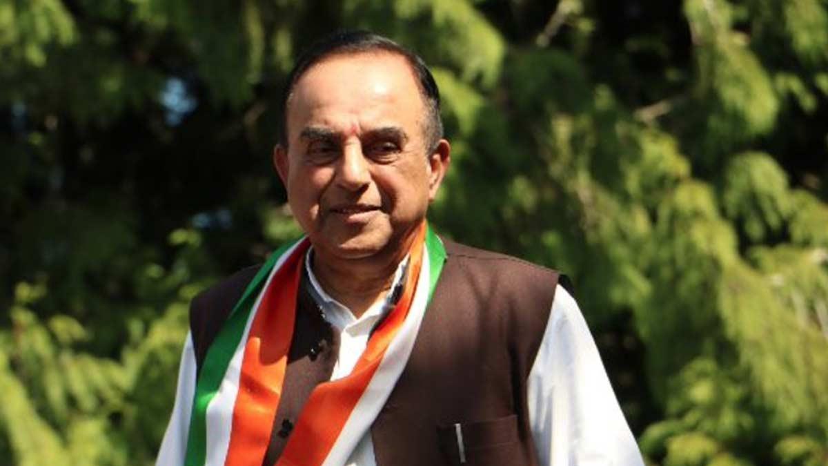 BJP के सांसद डॉक्टर सुब्रमण्यम स्वामी (File-ट्विटर)