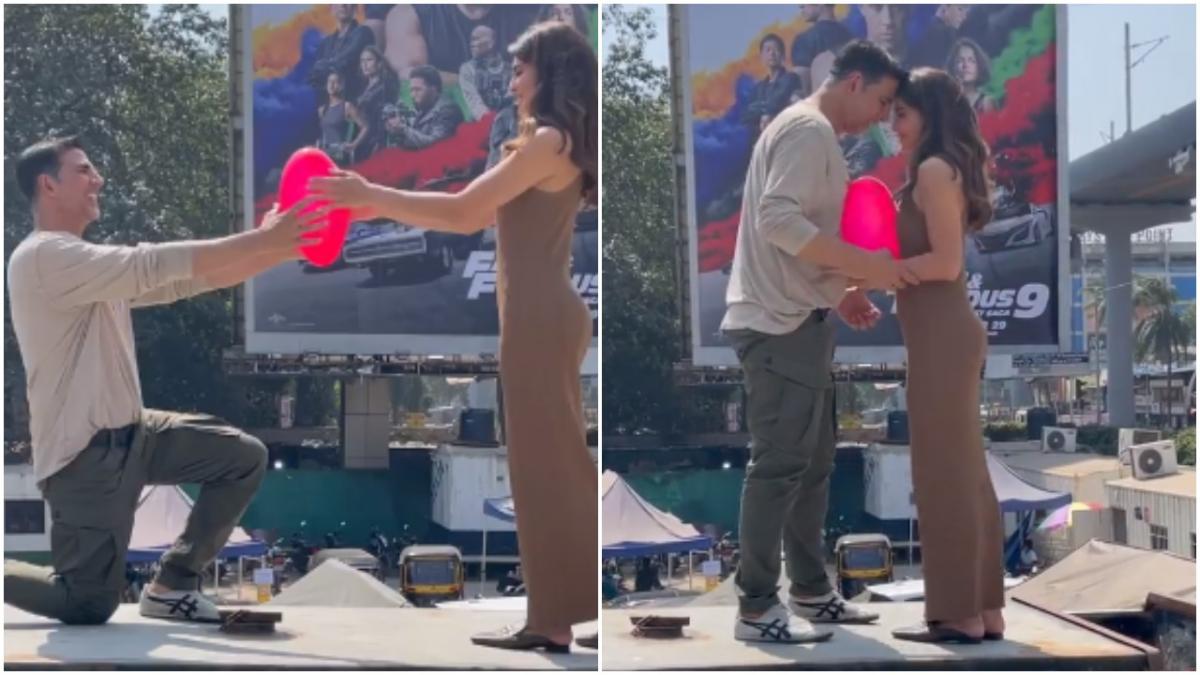 Akshay Kumar-Jacqueline Fernandez के रोमांस में आया फनी ट्विस्ट, वीडियो वायरल