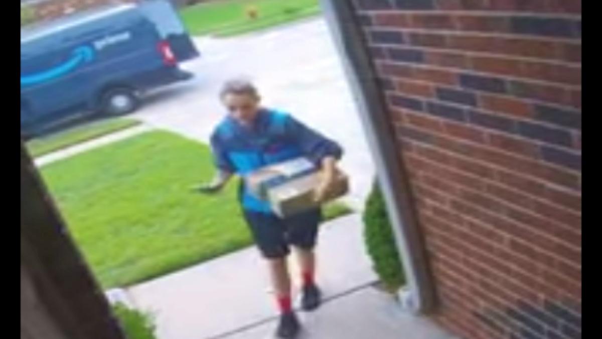 अमेजन डिलीवरी गर्ल 