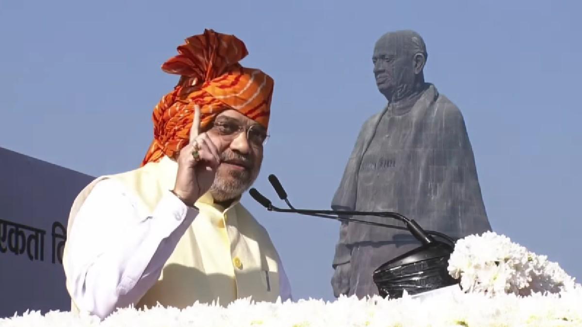 अमित शाह ने सरदार पटेल को दी श्रद्धांजलि