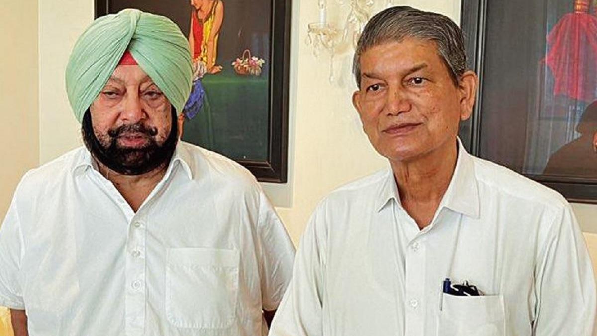 कैप्टन अमरिंदर और हरीश रावत (फाइल फोटो)