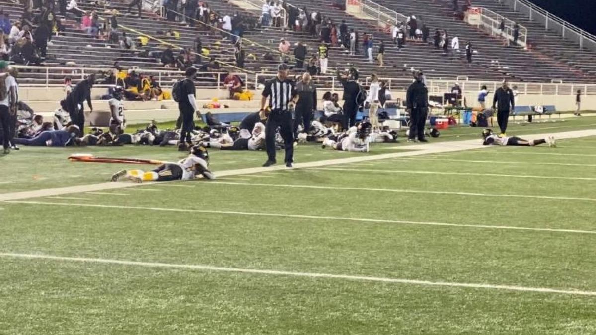 Alabama Football Match firing (Reuters)