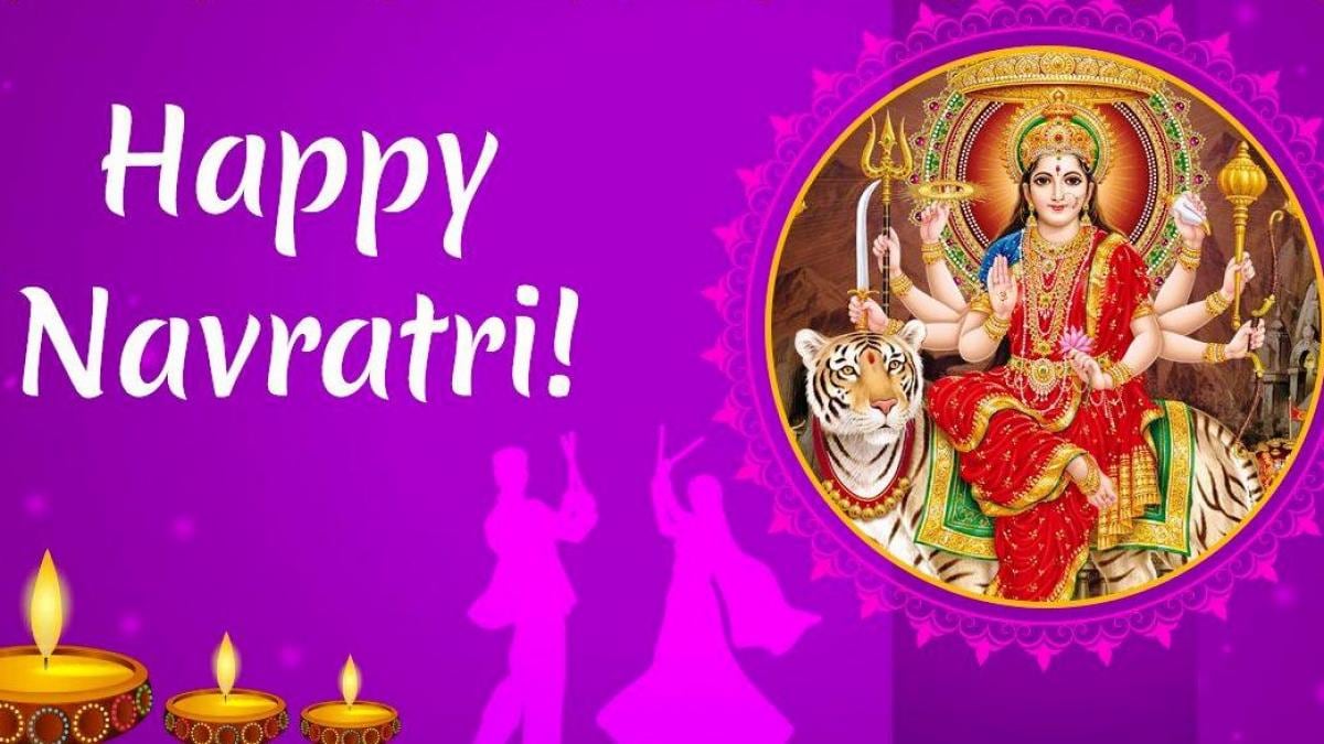 Happy Navratri 2021: 'कुमकुम भरे कदमों से मां ...