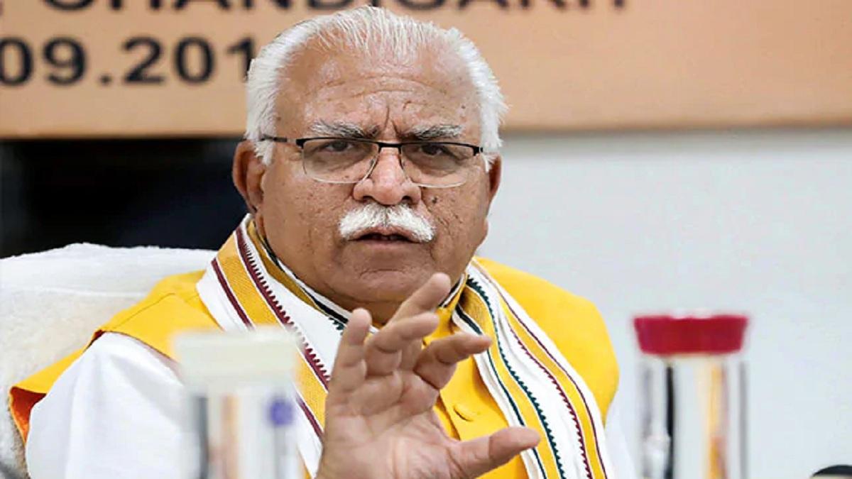 हरियाणा के मुख्यमंत्री मनोहर लाल खट्टर. (फाइल फोटो)