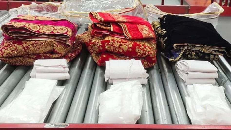 Drugs hidden in Lehnga