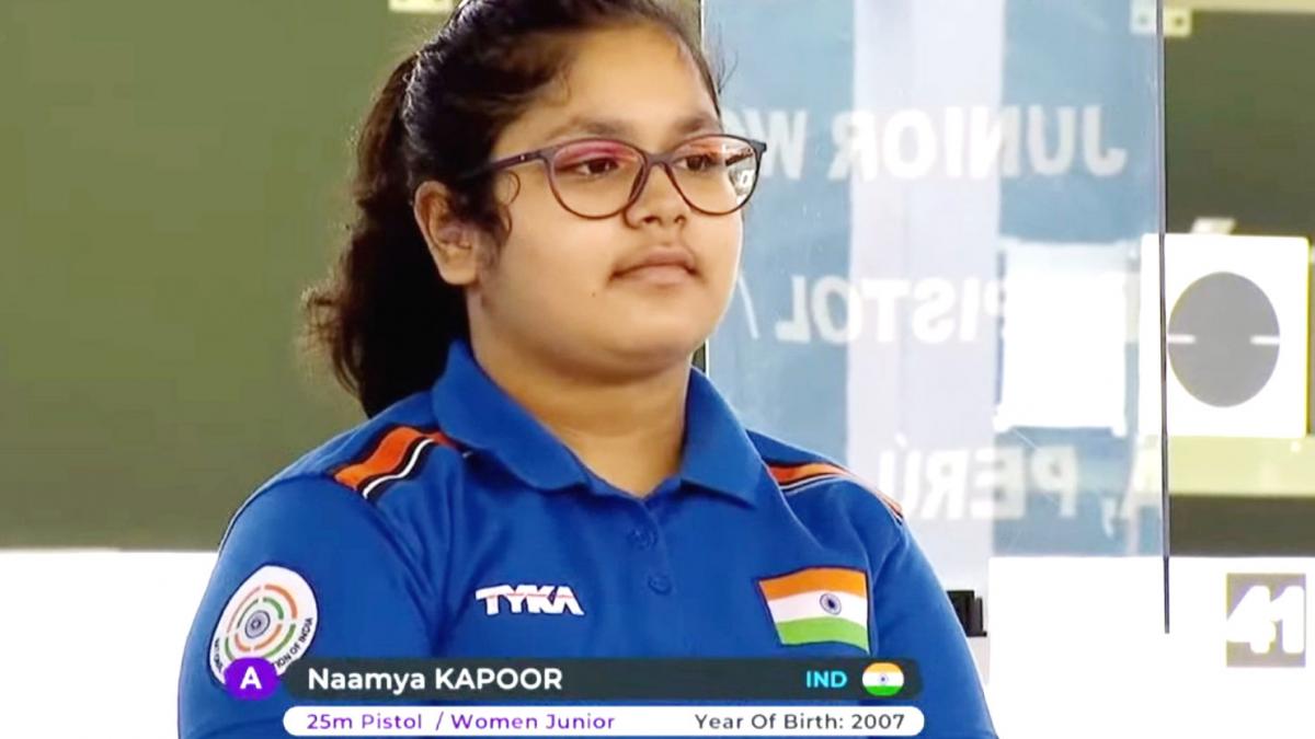 At 14 Naamya becomes the youngest Indian to win a medal at ISSF Jr. World Championships 2021, Lima