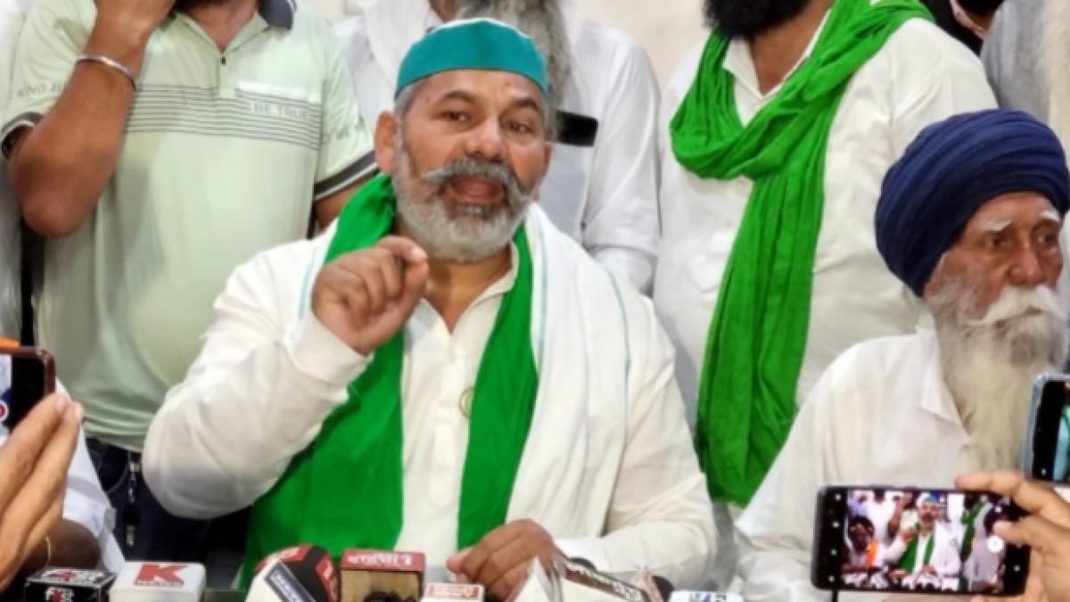 किसान नेता राकेश टिकैत (फाइल-पीटीआई) 