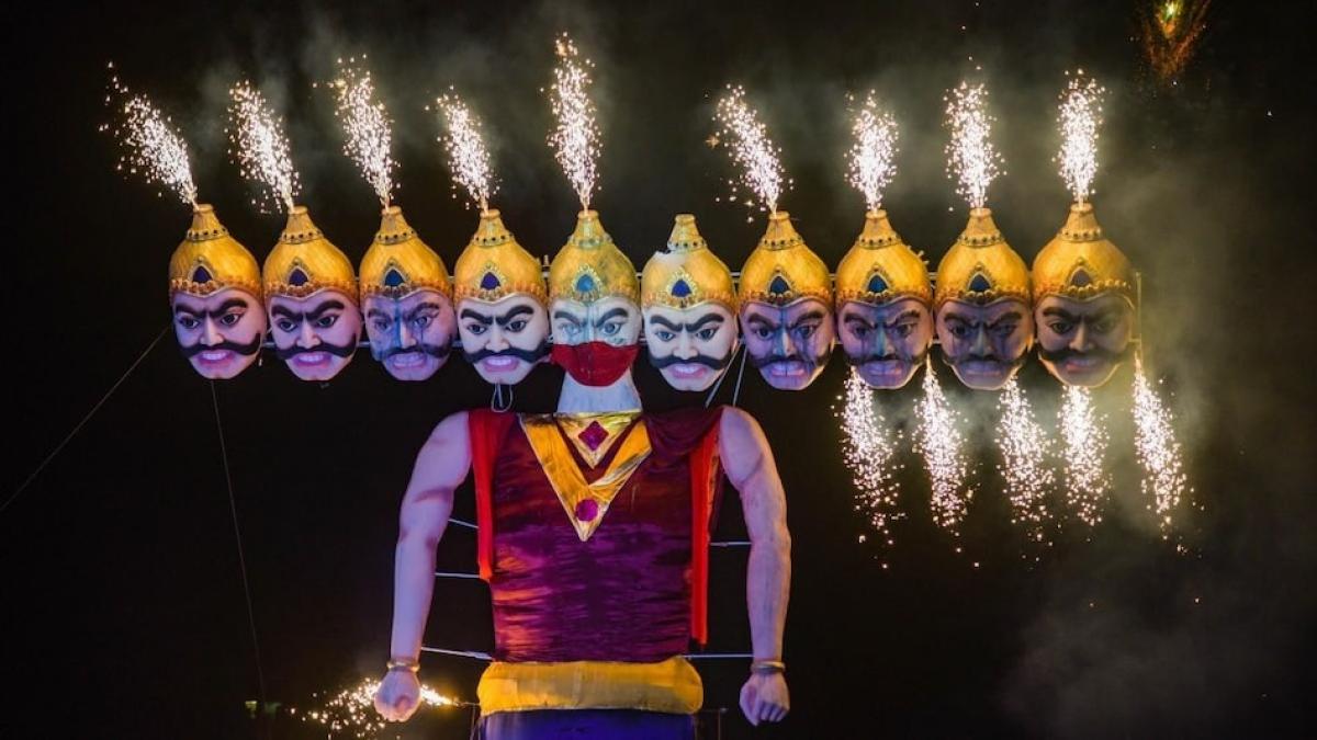 रावण दहन (फाइल फोटोः पीटीआई)