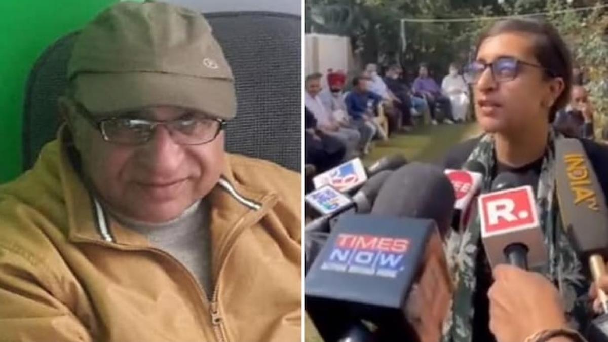 फॉर्मासिस्ट माखन लाल बिंदरू और उनकी बेटी डॉक्टर श्रद्धा बिंदरू (वीडियो ग्रैब)