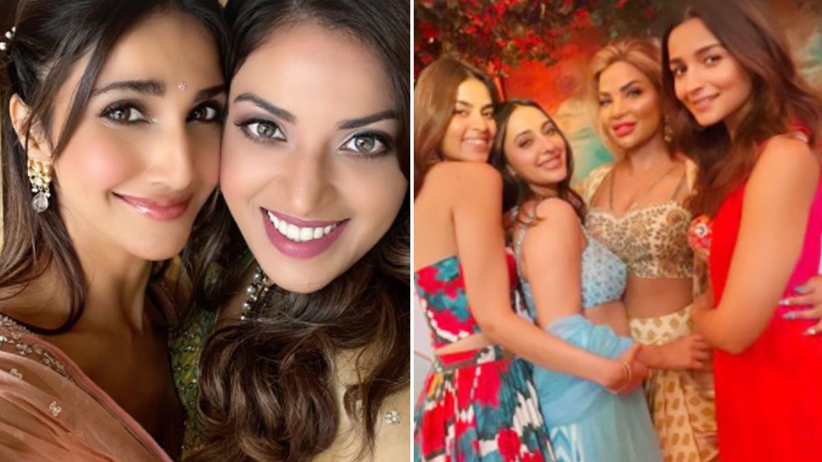 अनुष्का रंजन की मेहंदी सेरेमनी की तस्वीर 