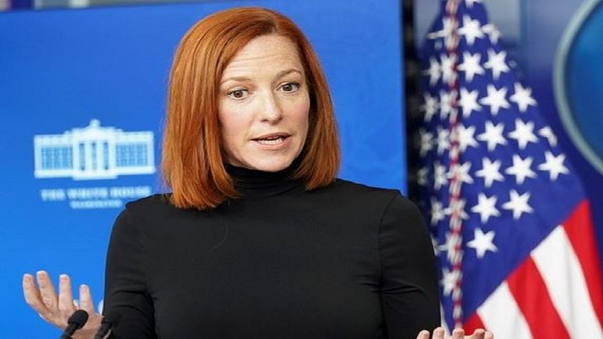 White House press secretary Jen Psaki (Photo- ANI)