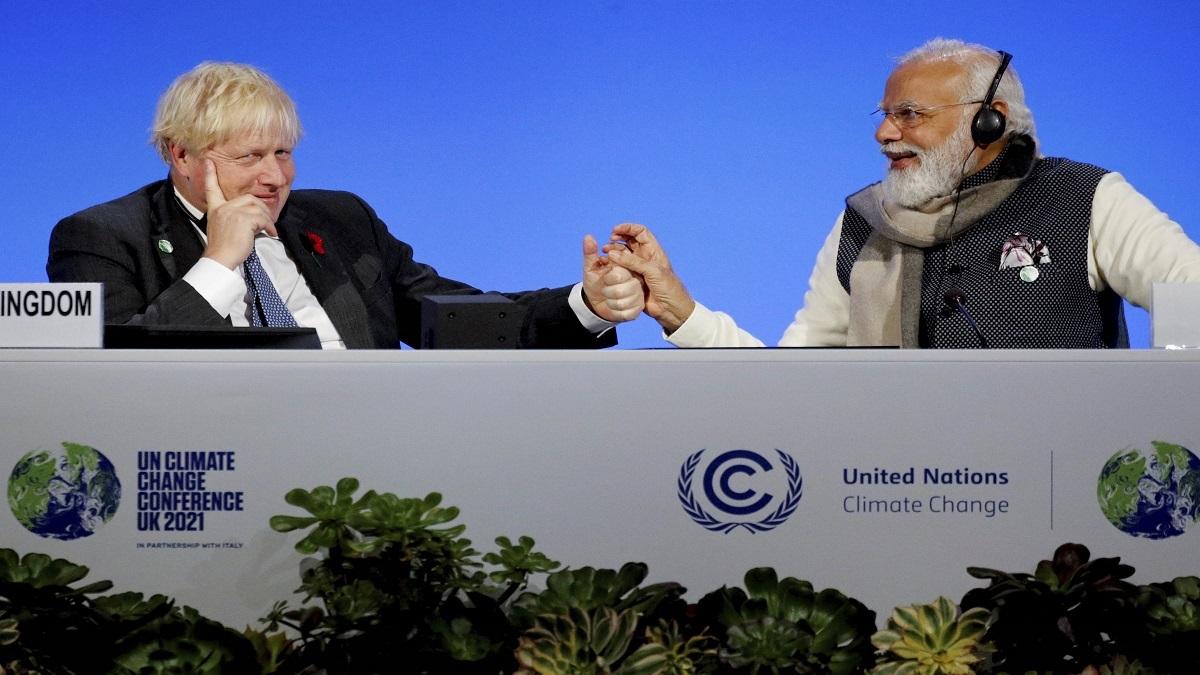 COP 26: PM Modi and Boris Johnson