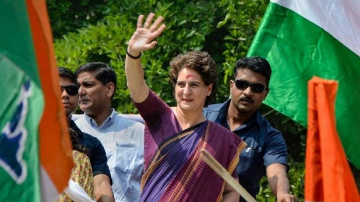 कांग्रेस महासचिव प्रियंका गांधी 