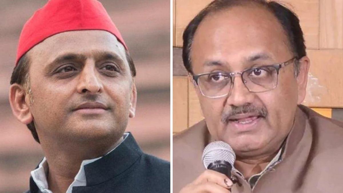 अखिलेश यादव और सिद्धार्थ नाथ सिंह. (फाइल फोटो)