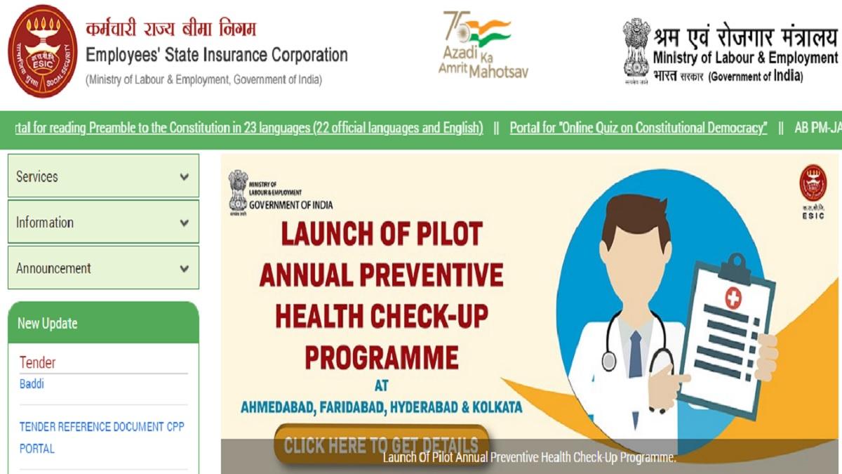 esic recruitment medical officer