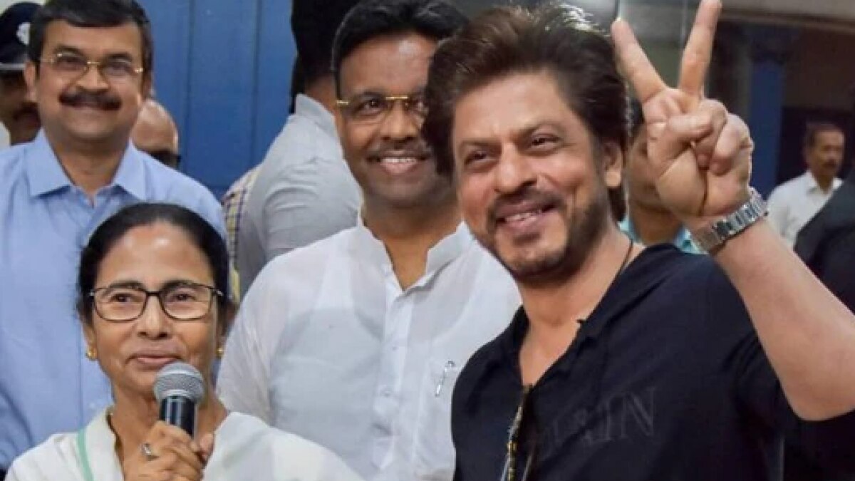 शाहरुख खान-ममता बनर्जी 