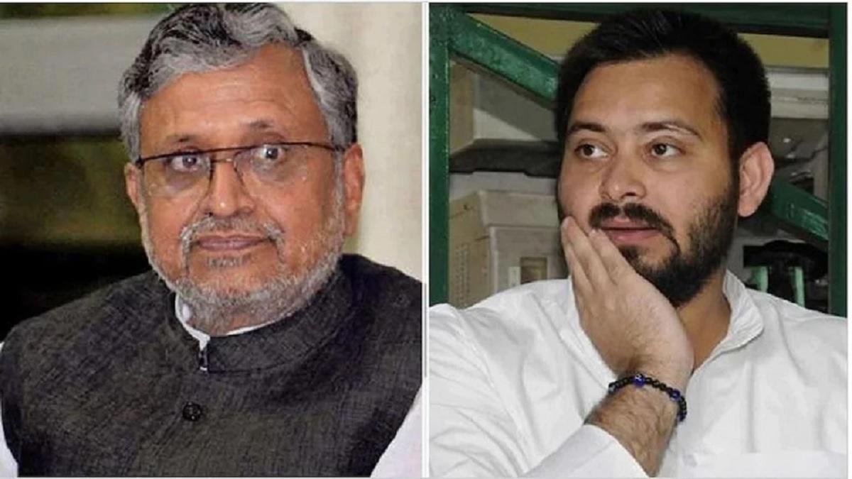 Tejashwi yadav and Sushil Modi