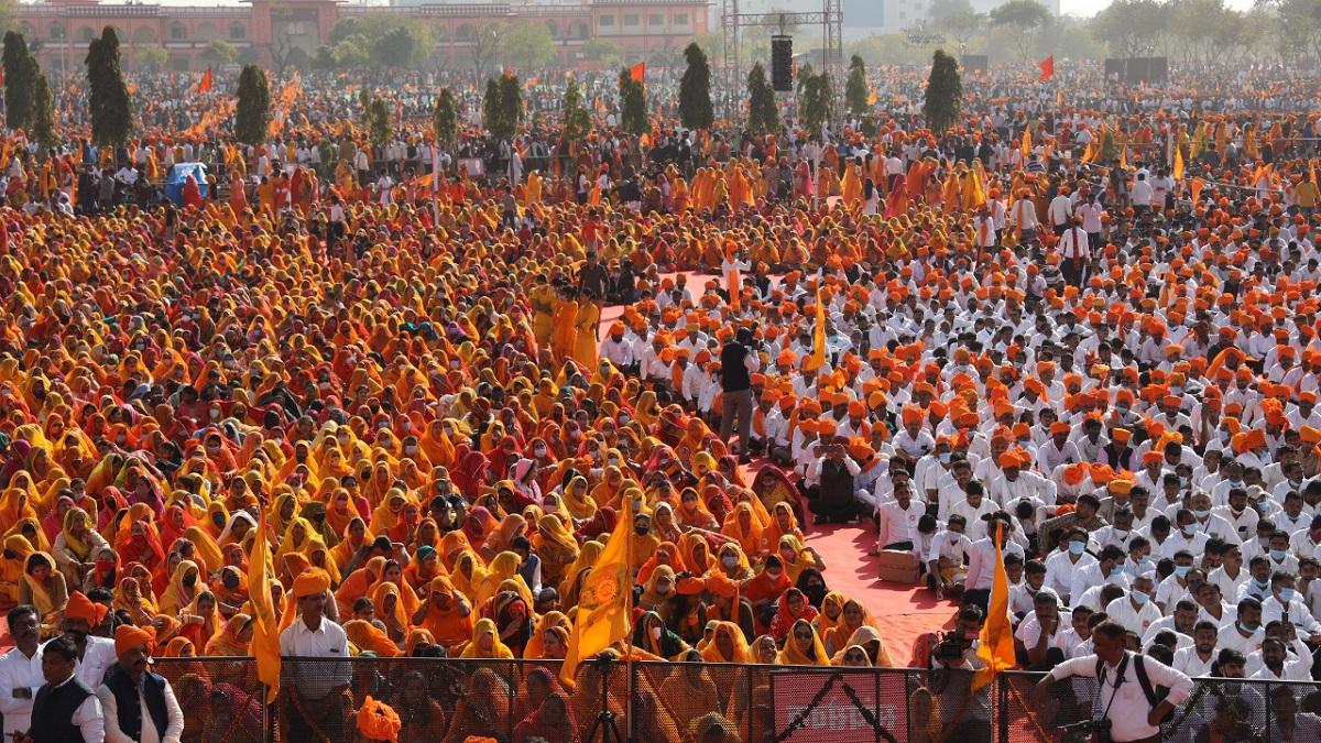 जयपुर में हुई रैली (फोटो: आजतक)