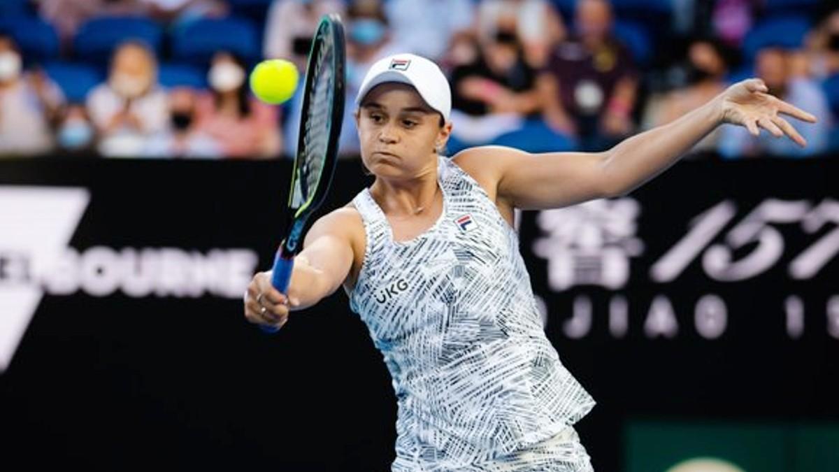 ashleigh barty in australian open 2022 (Twitter)