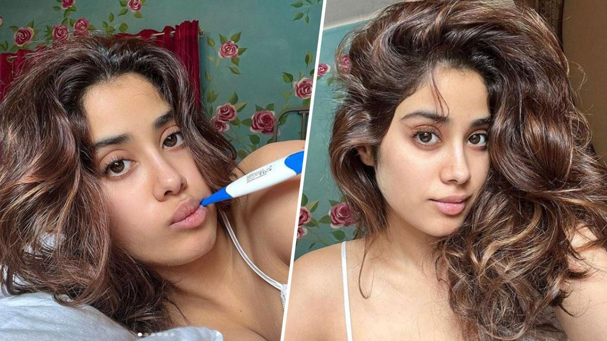 मुंह में थर्मामीटर लगाए नो मेकअप लुक में Janhvi Kapoor ने शेयर की फोटो, देखकर फैंस हुए परेशान, पूछ रहे- क्या हो गया?