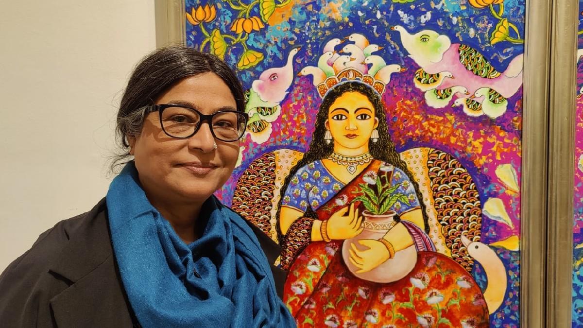 देश की जानी-मानी कलाकार जयश्री बर्मन.