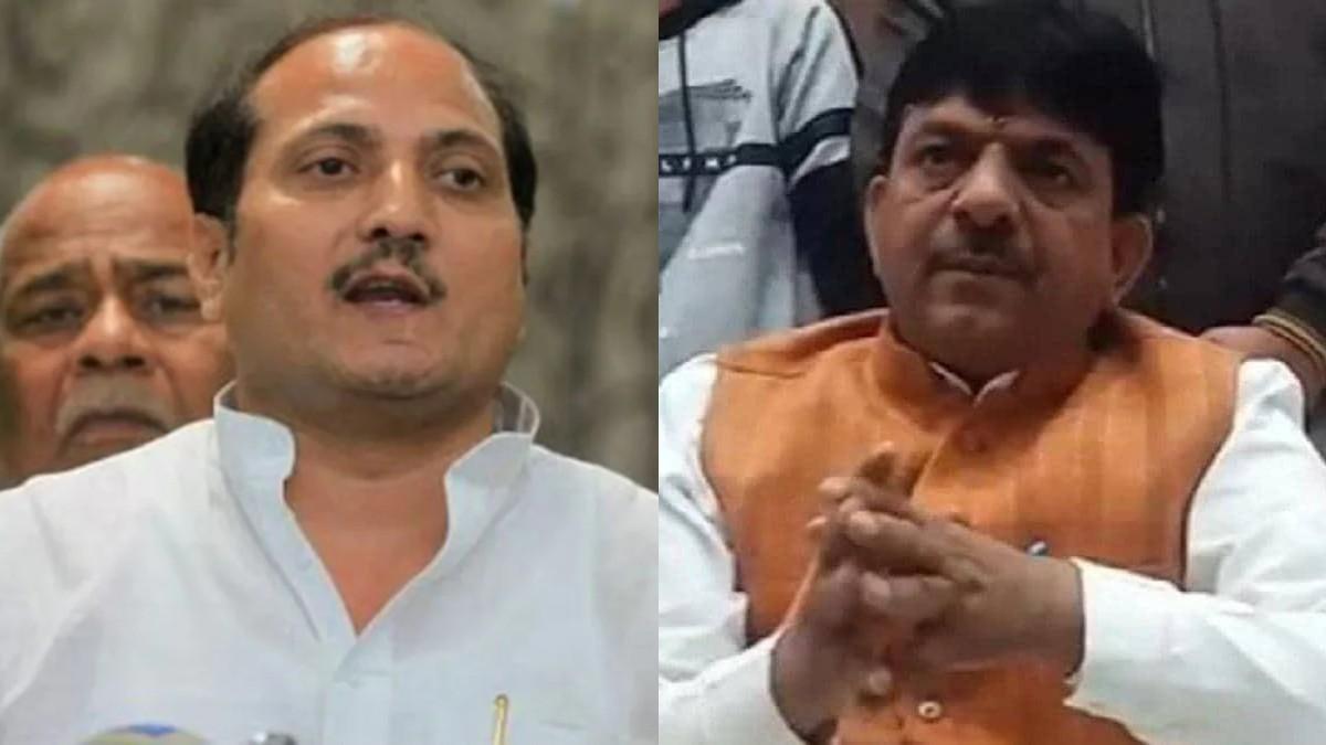 योगी सरकार के मंत्री सुरेश राणा और कपिल देव अग्रवाल. -फाइल फोटो.