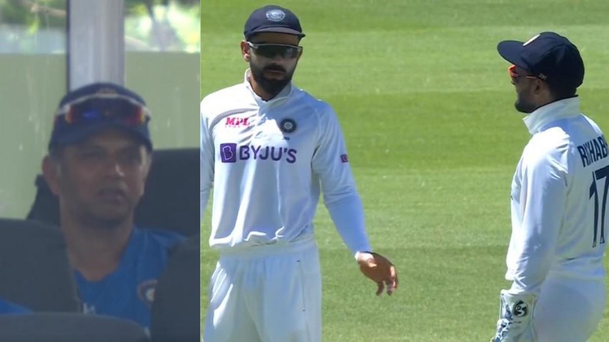 Virat Kohli, Rishabh Pant, Rahul Dravid