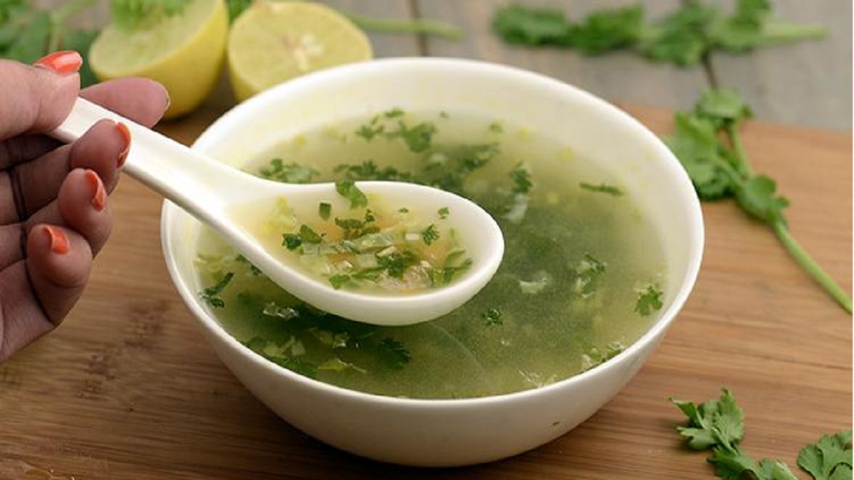 Lemon Coriander Soup Recipe