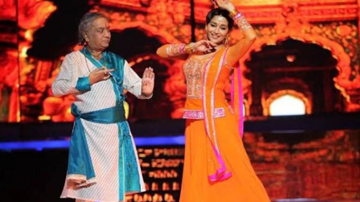 पंड‍ित ब‍िरजू महाराज-माधुरी दीक्ष‍ित 