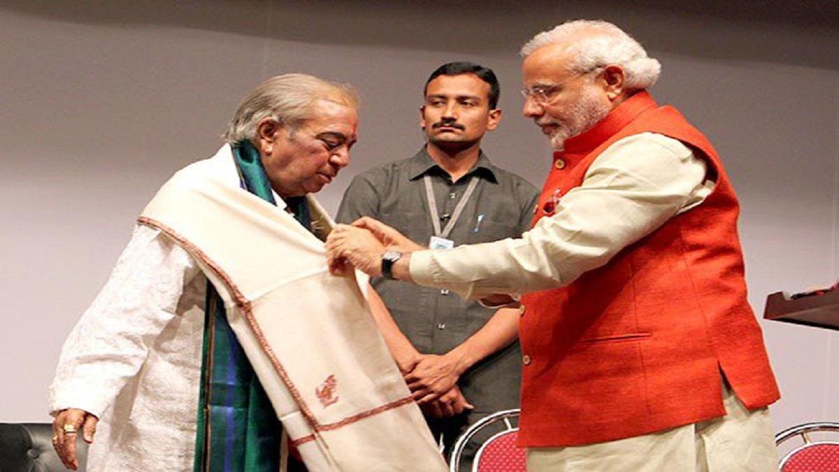 PM Modi and Pandit Birju Maharaj