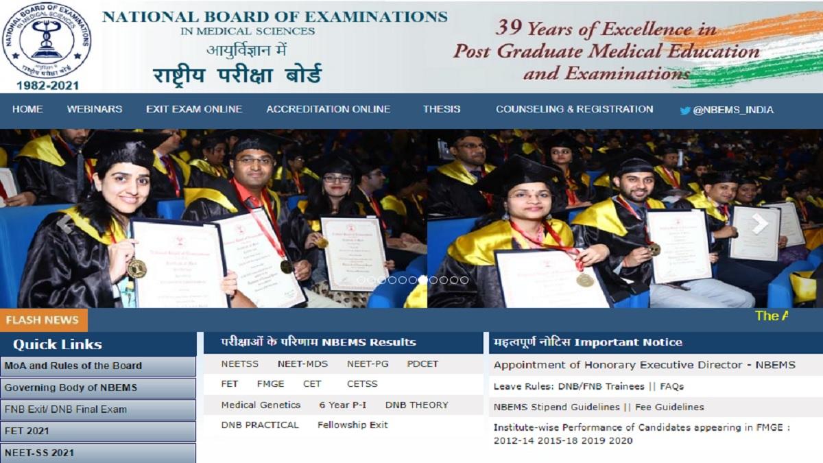 NEET PG 2021 Score Card