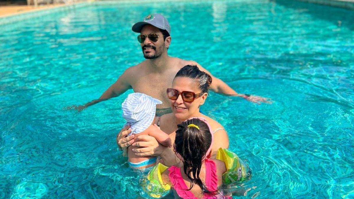 बेटे के जन्म के तीन महीने बाद Neha Dhupia ने किया नाम का खुलासा