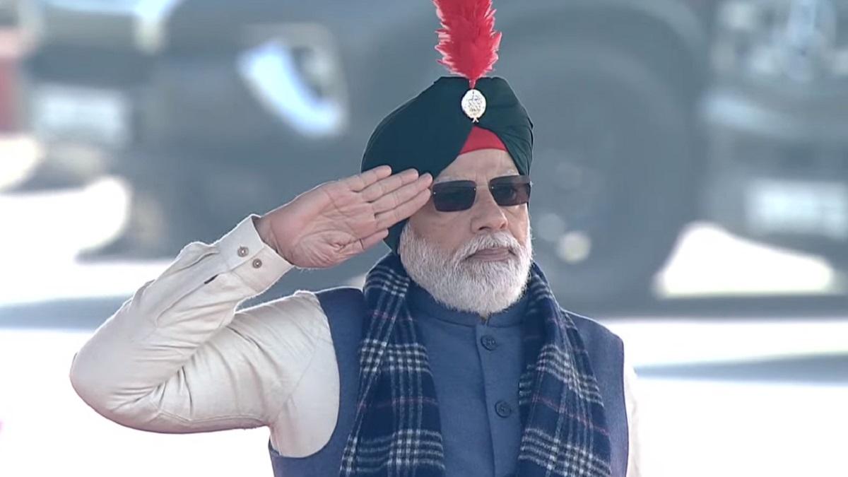 NCC के कार्यक्रम में पीएम मोदी का लुक