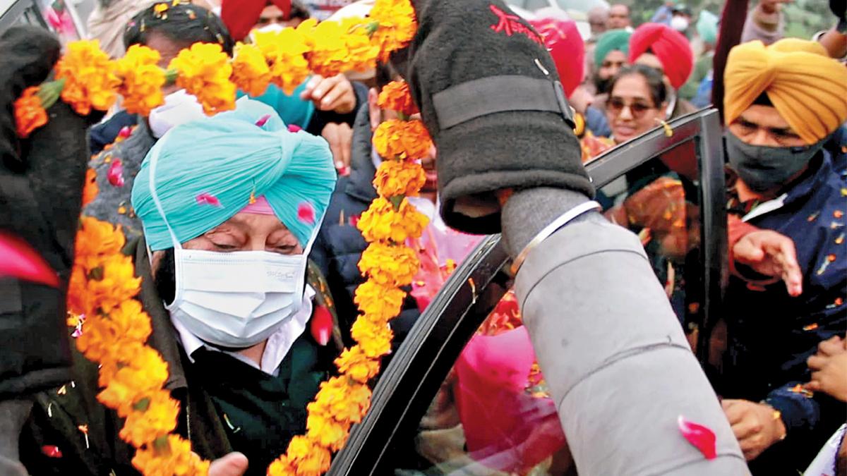 कैप्टन की अपील पटियाला में 14 जनवरी को समर्थकों के साथ अमरिंदर सिंह