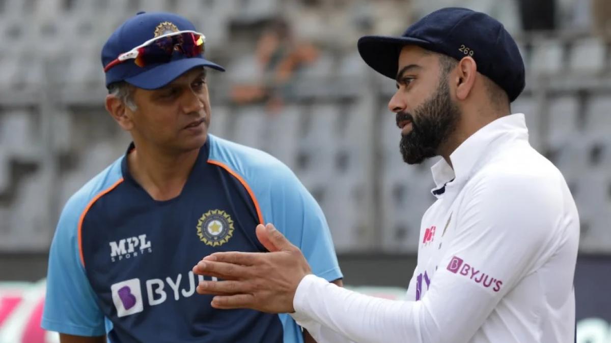 Team India Head Coach Rahul Dravid, Virat Kohli (Photo: PTI)