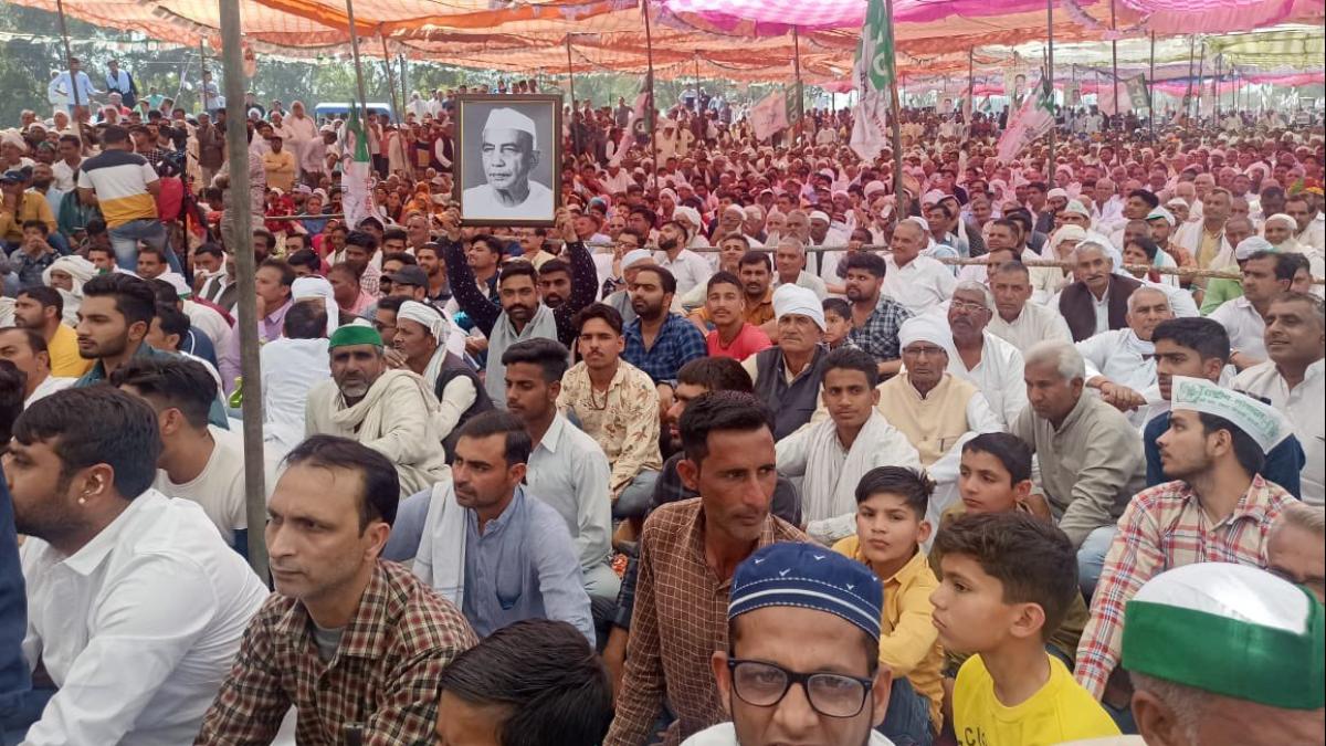 RLD की एक जनसभा की तस्वीर