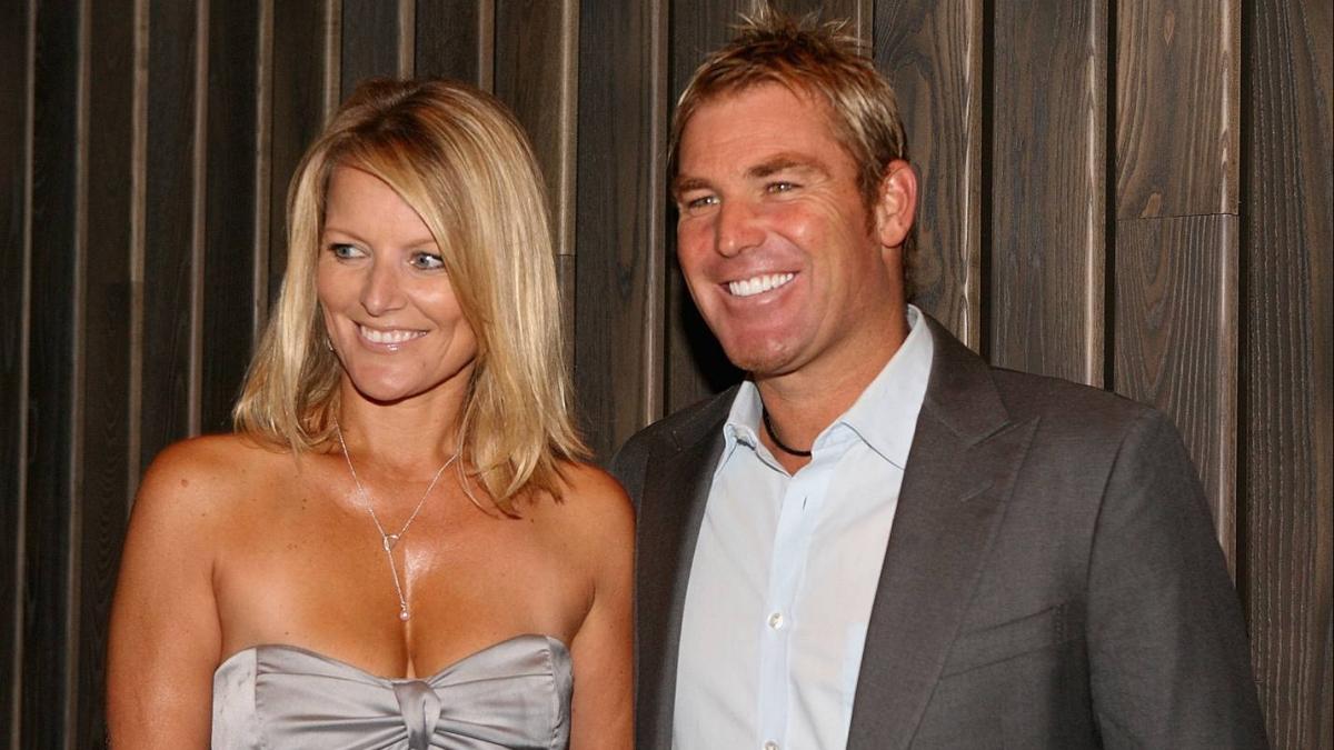 Shane Warne, Simone Callahan (File)