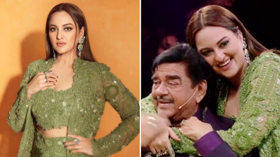 The Big Picture: Ranveer Singh के शो में इमोशनल हुए Shatrughan Sinha, बेटी सोनाक्षी ने संभाला - The Big Picture Shatrughan Sinha cried Sonakshi Sinha hold him Ranveer Singh touches feet tmov -