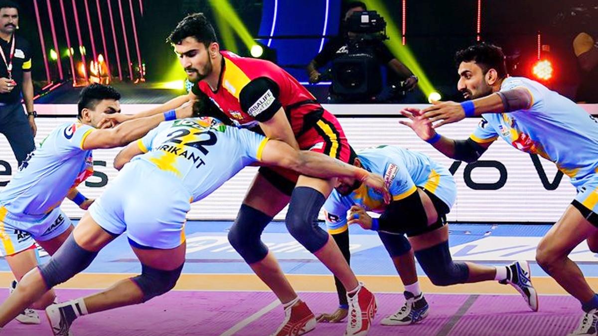 UP Yoddha vs Bengaluru Bulls (Twitter/PKL)